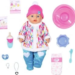 Zapf Creation Zapf Baby Born Κούκλα Με Απαλό Δέρμα 43 Εκ. Με Χειμερινά Ρούχα (ZF831281)