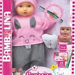 Just Toys Κούκλα Bambolina 46εκ Το Πρώτο Μου Δοντάκι (BD1378)