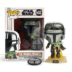 Funko Pop! Star Wars:The Mandalorian – Mando And Grogu With Pin #402 (068822)