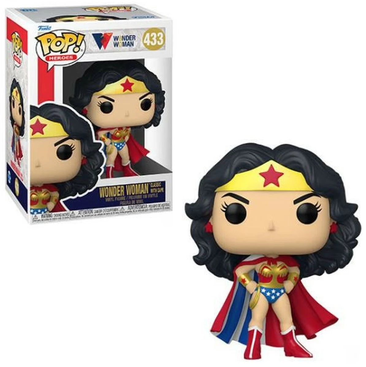 Funko Pop! Funko Pop Heroes: Wonder Woman 80th – With Cape #433 (070959)