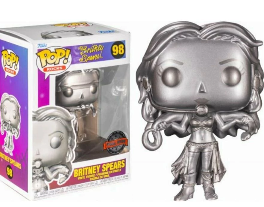 Funko Pop! Funko Pop Rocks:Britney Spears-Slave 4u Metallic (Special Edition) #98 (071192)