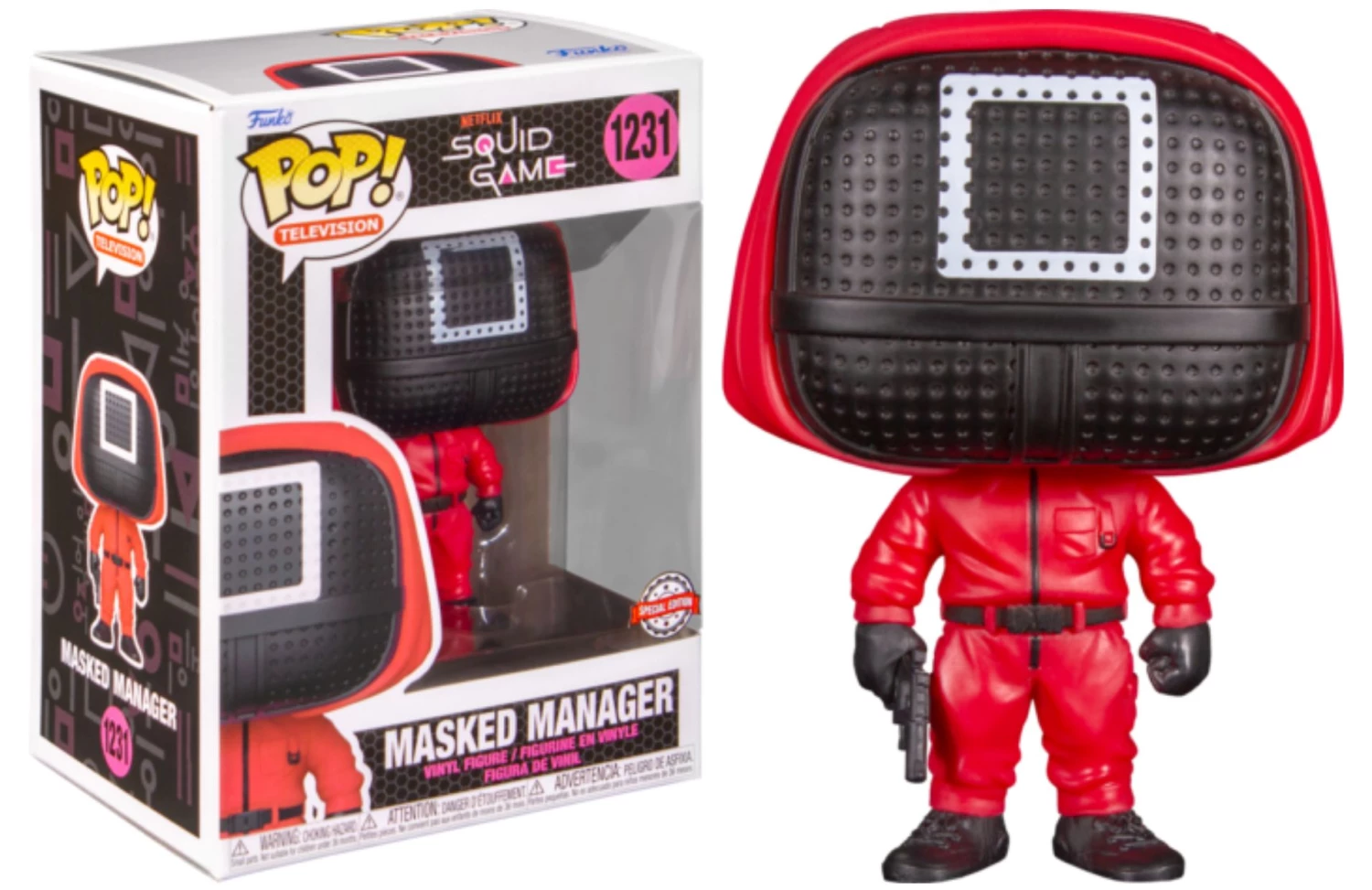 Funko Pop! Funko Pop Television: Squid Game – Masked Manager (Square) #1231 (074323)