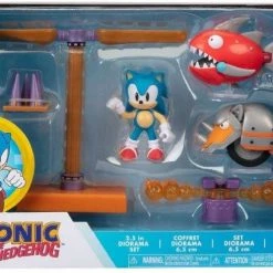 Sonic Διόραμα Με 3 Φιγούρες Sonic Rhinobot Kαι Chopper 6.5 εκ. (JPA41442)