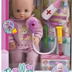 Blue Toys Κουκλα Μωρακι 39 Εκατοστα Με Σετ Γιατρου Oem (MKE049783)