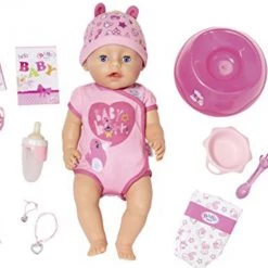 Zapf Creation Zapf Κουκλα Μωρο Κοριτσι Με Απαλο Δερμα Και Αξεσουαρ 43Εκ (ZF824368)