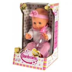 Just Toys Κούκλα Bambolina Amore Πιπί Ποπό (BD1807)