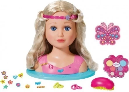 Zapf Creation Zapf Baby Born Κεφαλι Sister Styling Με Αξεσουαρ Και Μακιγιαζ (824788) - Image 3