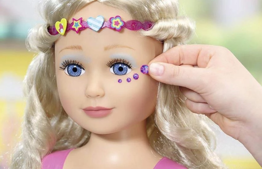 Zapf Creation Zapf Baby Born Κεφαλι Sister Styling Με Αξεσουαρ Και Μακιγιαζ (824788) - Image 4