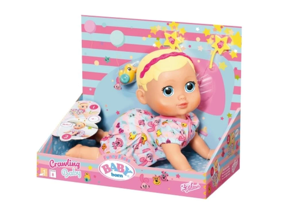 Zapf Creation Zapf Baby Born Funny Faces Μπουσουλιτσα (825884) - Image 3