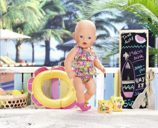 Zapf Creation Zapf Baby Born Deluxe Σετ Κολυμβησης (825891) - Image 2