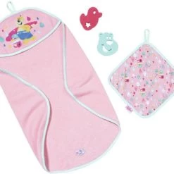 Zapf Creation Zapf Baby Born Bath Σετ Πετσέτα-Μπουρνούζι (827444)
