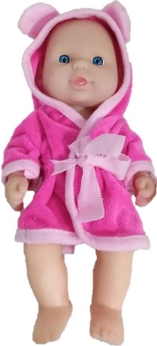 Blue Toys Κούκλα Μωρό Baby May May με Μπουρνούζι 20 εκ. (MKL412115) - Image 3