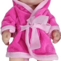 Blue Toys Κούκλα Μωρό Baby May May με Μπουρνούζι 20 εκ. (MKL412115)