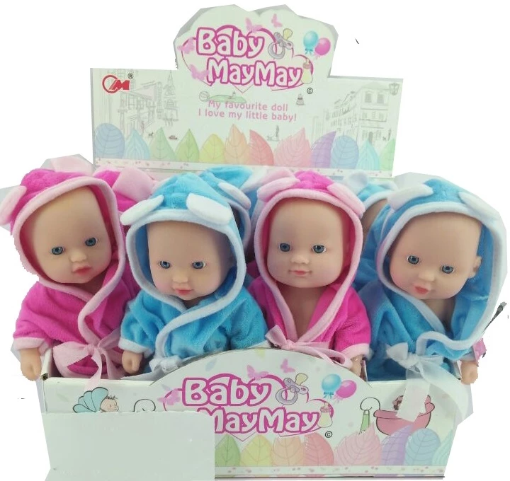 Blue Toys Κούκλα Μωρό Baby May May με Μπουρνούζι 20 εκ. (MKL412115) - Image 2