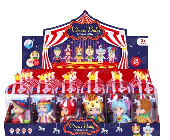 Blue Toys Κούκλα Μωρό Baby Ardana Circus Πίνω Και Κάνω Πιπί 6εκ (MKL413519) - Image 2