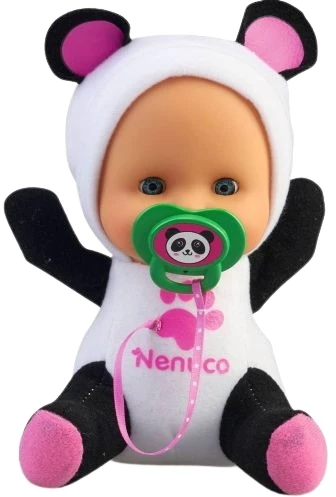 Giochi Preziosi Κούκλα Nenuco Μωράκια Ζωάκια Άσπρο-Μαύρο (700015590)